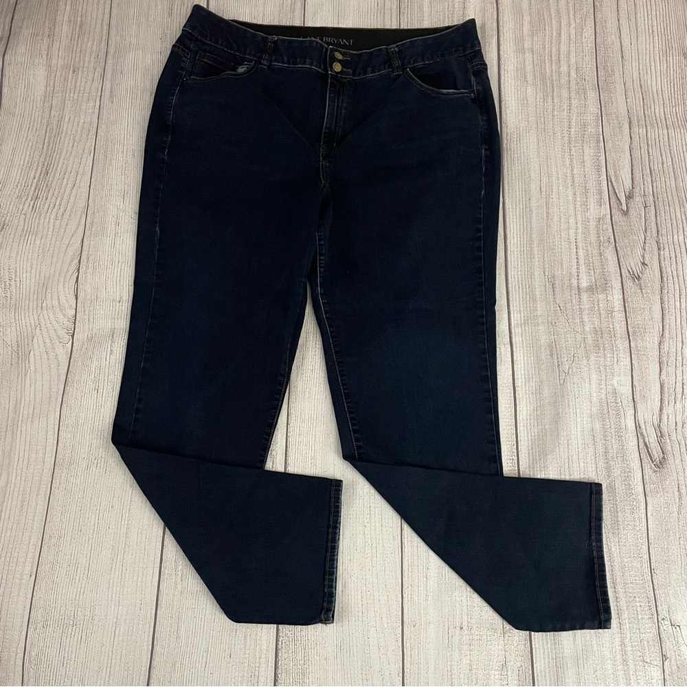 LANE BRYANT Women’s High Rise Straight Leg Jeans Tighter Tummy Fit Sz 22 Regular - Picture 5 of 12